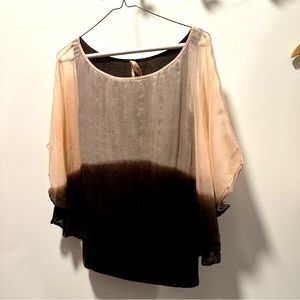 Bailey 44 Two Toned Top - Size Medium